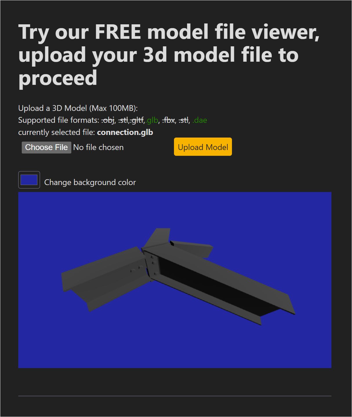 FREE 3d Model Viewing Tool