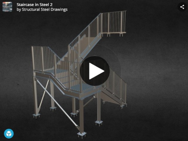Structural Steel Staircase Drawings