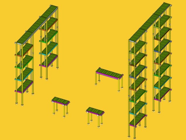 Structural Steel drawings provided for Balcony Structures